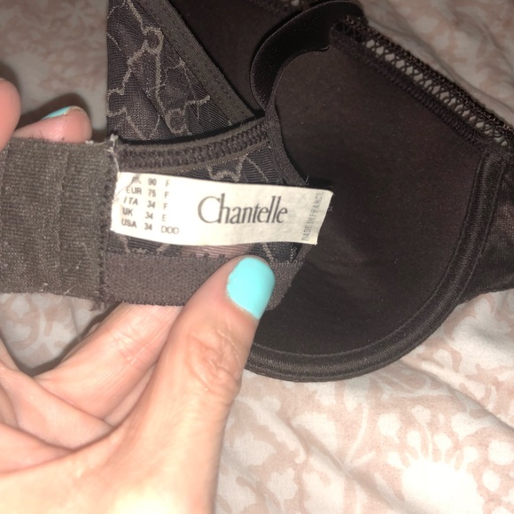 Ebony “graphite” Chantelle Lingerie Bra - Picture 6 of 6